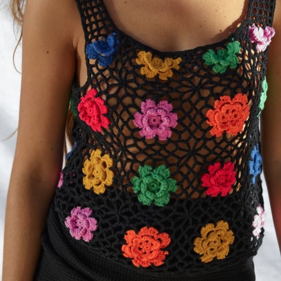 NWT Zara Crochet Top XS - Picture 4 of 12